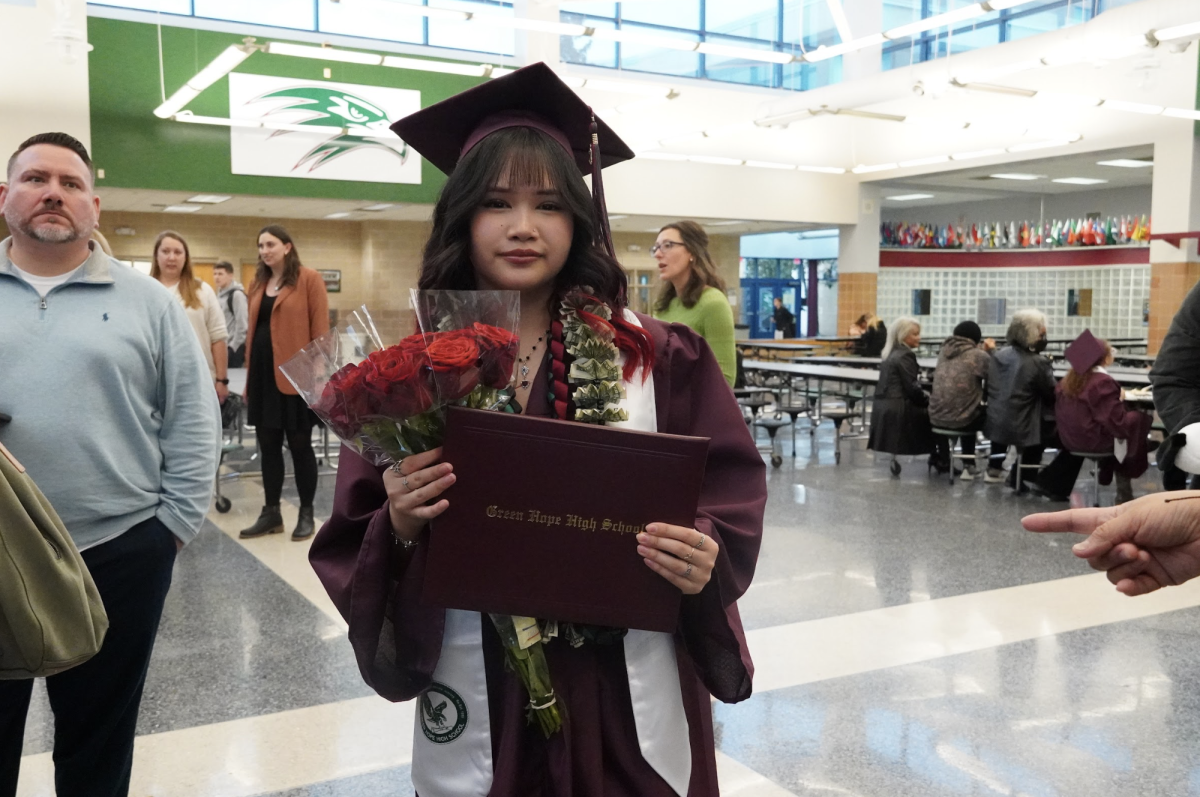 Caelyn Bruber was one of the mid-year graduates. Congratulations!